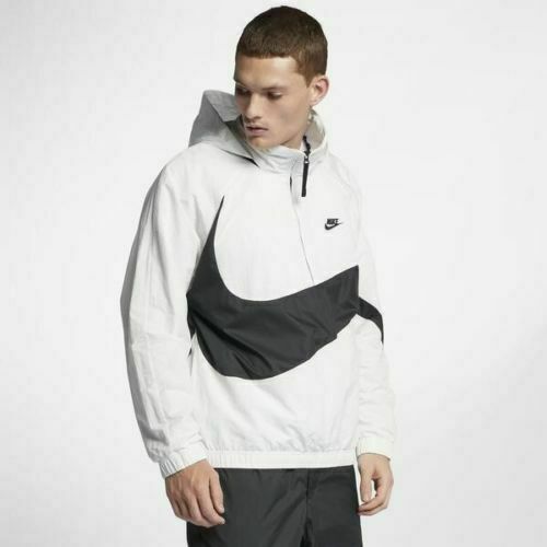 nike big swoosh white